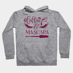 coffee and mascara Hoodie